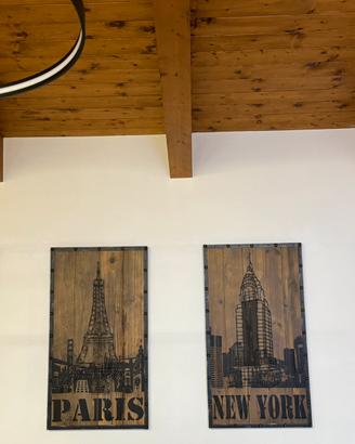 Quadri artistici rilievo legno e ferro