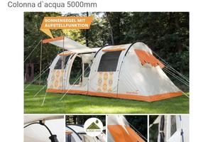 Tenda max 6 posti