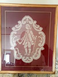 Quadro a uncinetto