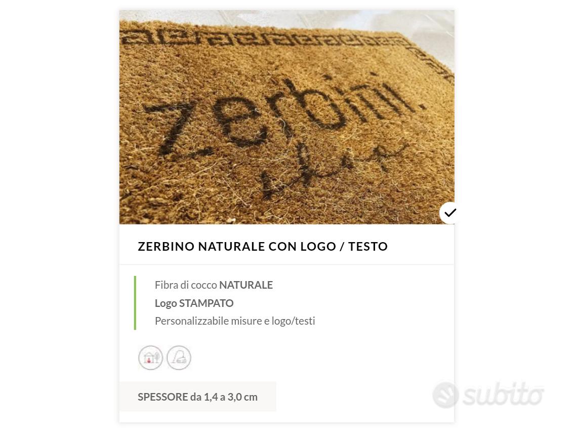 Zerbino Ingresso Esterno - Interno, Tappeto Asciug - Arredamento e  Casalinghi In vendita a Bergamo