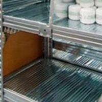 Piano scaffale zincato