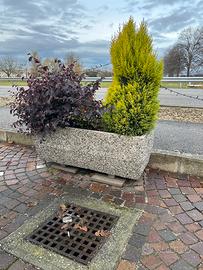 Fioriere ghiaino lavato