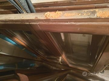 Finestre doppio vetro in legno 