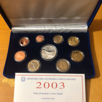 Divisionale Euro 2003 serie Proof. Italia