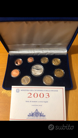 Divisionale Euro 2003 serie Proof. Italia