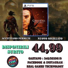 GREEDFALL THE DYING WORLD PS5 NUOVO SIGILLATO 45