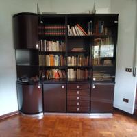 Libreria ad angolo per studio/ufficio