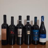 7. Vini assortiti 6 bottiglie 