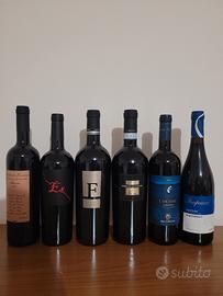 7. Vini assortiti 6 bottiglie 