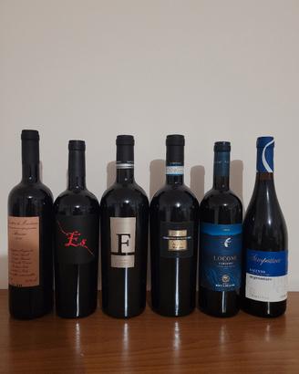 7. Vini assortiti 6 bottiglie 