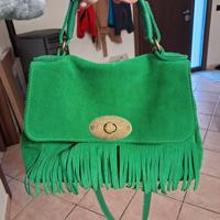 Borsa artigianale camoscio