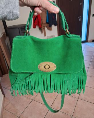 Borsa artigianale camoscio