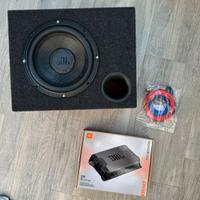 impianto HI-FI subwoofer auto JBL completo