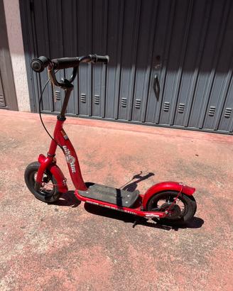 Monopattino Bike Star rosso con ruote grandi