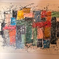 Dipinto astratto in acrilico