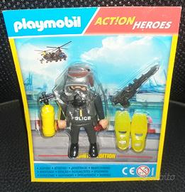 Figure toy Playmobil sub action hero limit edition