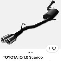 Scarico sportivo Toyota iq