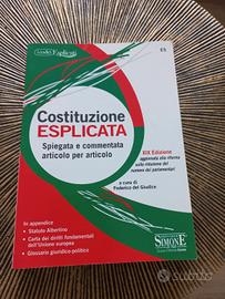COSTITUZIONE ESPLICATA SIMONE EDITORE