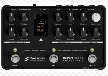 pramp valvolare Two Notes ReVolt Bass