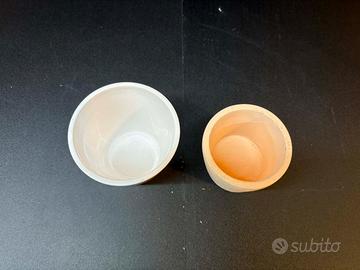 2 vasetti in ceramica, coccio