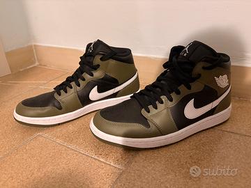 Nike Air Jordan 1 Mid TG 42.5 Originali Come Nuove