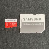 Samsung Micro SD 64GB + Adattatore