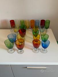Bicchieri colorati
