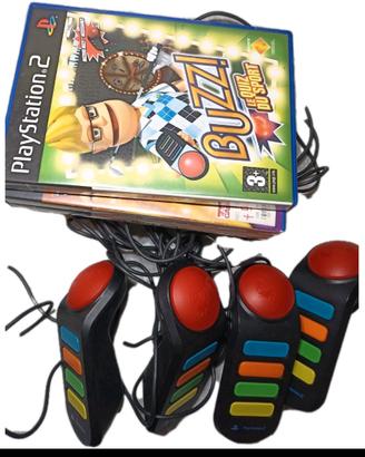 buzz x4 3 giochi Sony PlayStation 2 