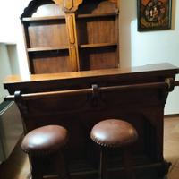 Mobile Bar da Casa in Legno Stile Classico Complet