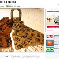 teli etnici da appoggio o da parete e/o  specchio