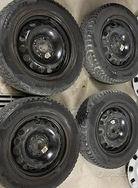 Cerchi+gomme x panda e 500