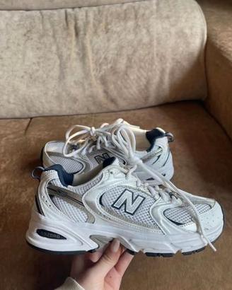 New Balance 530 bianche/blu nuove – taglia 37 EU
