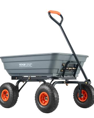 Carrello Ribaltabile Capacità 272,15 kg in Acciaio