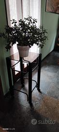 carrello vintage in metallo nero
