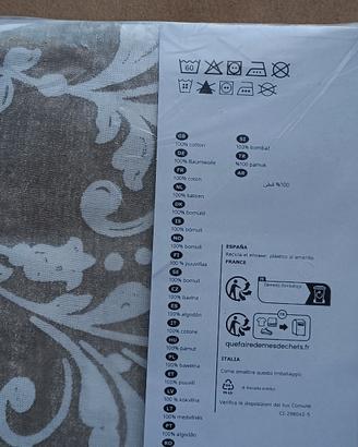 Coppia di copripiumini singoli beige/bianco Ikea