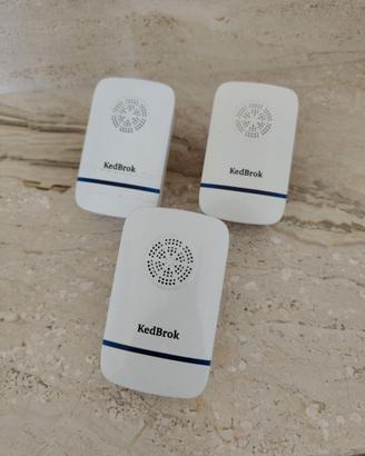 3 x KedBrok antizanzare repellente ultrasuoni