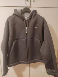 felpa grigia in spugna originale Nike 