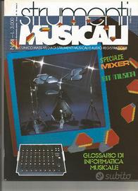 Rivista STRUMENTI MUSICALI 1984 Bob Dylan/Stockhau