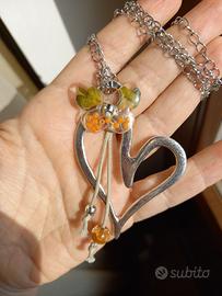 Collana con Ciondolo a Cuore (Made in Italy)