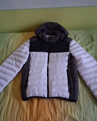 piumino Bomber bicolore REC 78 identity con cappu