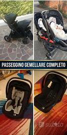 passeggino gemellare:2 ovetti+2 sedute