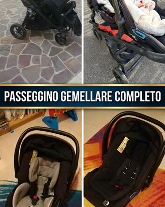 passeggino gemellare:2 ovetti+2 sedute