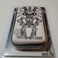 Custodia console bianca con stampa robot XL 