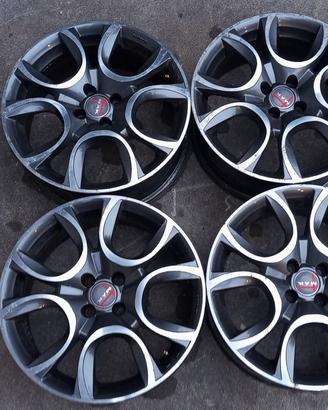 4 cerchi lega FIAT ALFA ROMEO 4 X 98 17 POLLICI