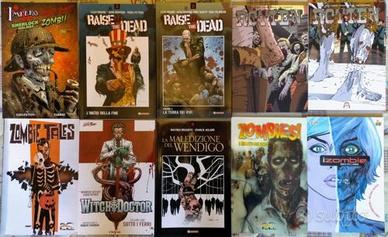 LOTTO FUMETTI ZOMBIE-HORROR 10 VOLUMI