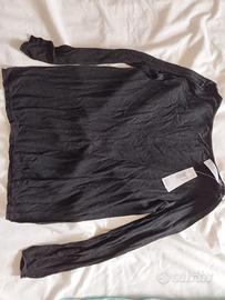 Maglia yamamay nera scollo a barchetta
