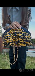 Clutch bag crochet handmade