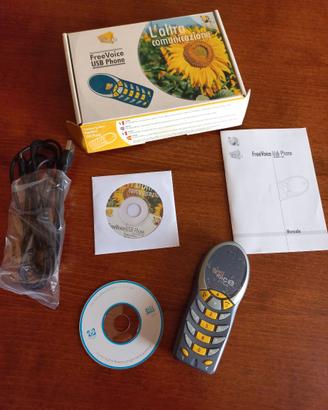 USB PHONE TELEFONO PER SKYPE ROPER CON CAVO USB