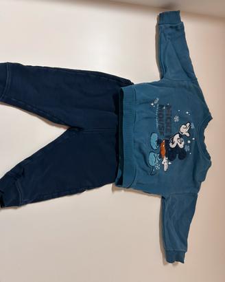 Felpa e pantalone bimbo Ovs 74 cm Mickey Mouse