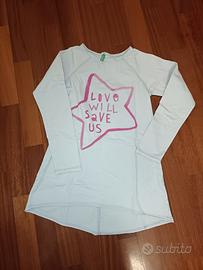 maglia manica lunga 7 - 8 anni bambina